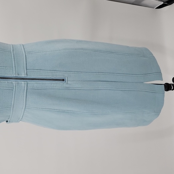 Toccin NY Sky Blue Belted Shift Dress Size 6 - Picture 6 of 7